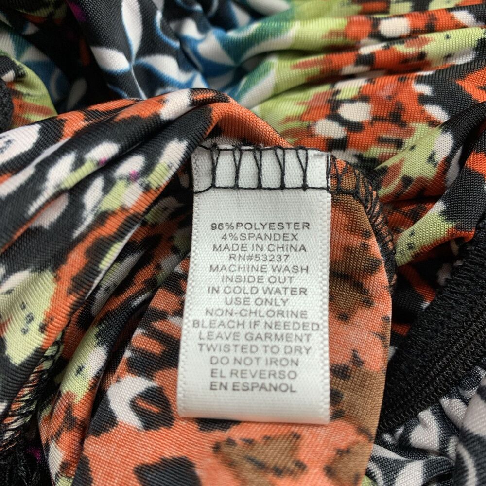Mlle Gabrielle Womens 2X Jumpsuit Artsy Multicolor Funky Unique Boho Wide Leg - Picture 8 of 8